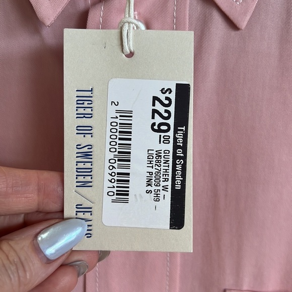 Tiger of Sweden oversized pink shirt - Picture 4 of 6